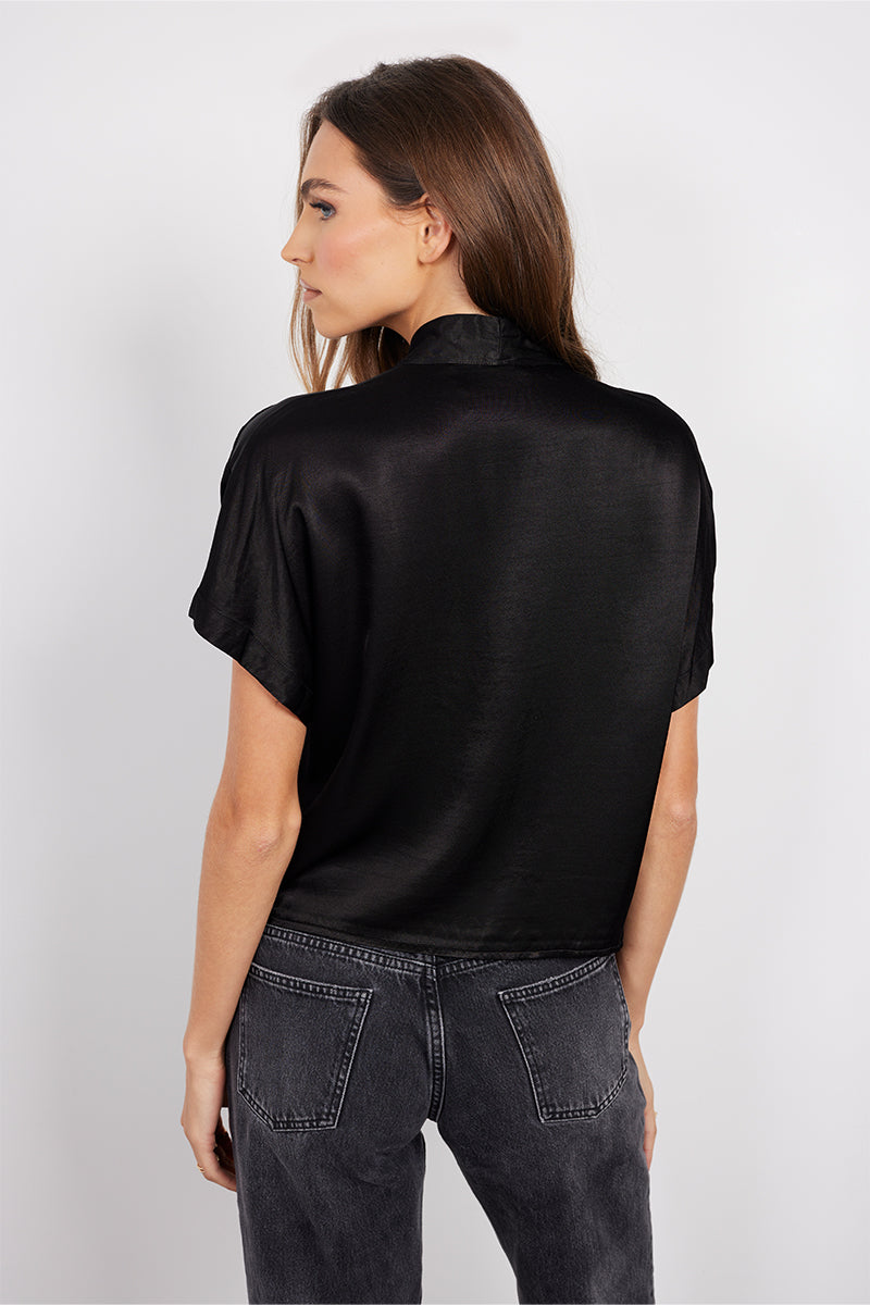 SILKY TIE TOP